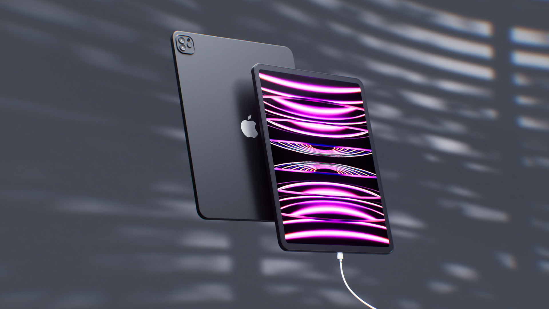 Apple cable closeup